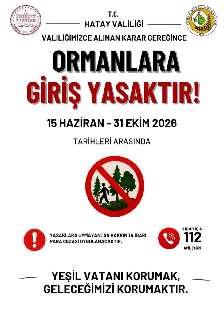 Ormanlara Giriş Yasaklandı !