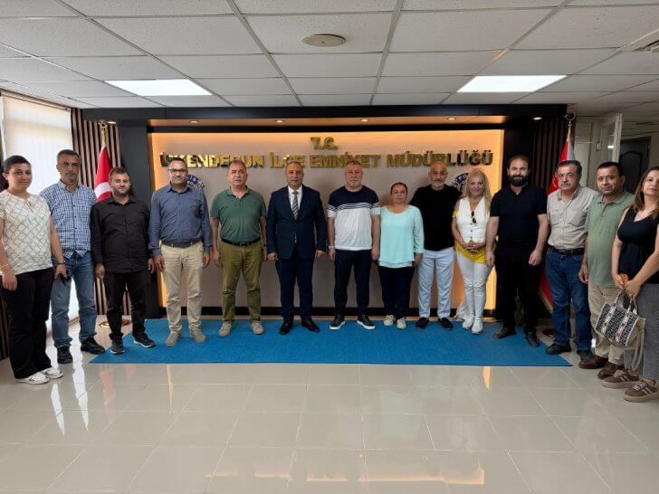 İskenderun Gazeteciler Cemiyeti’nden Emniyet Müdürü Ekici’ye Hayırlı Olsun Ziyareti