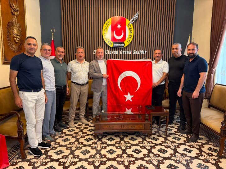 İskenderun Belediyesi Basın Müdürü Serdar Doğru’dan İGC’ye Nezaket Ziyareti