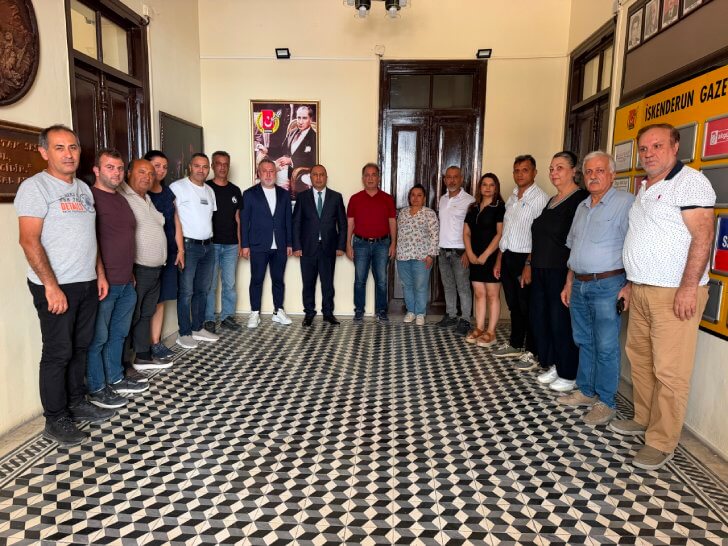 Emniyet Müdürü Ertuğrul Ekici’den İskenderun Gazeteciler Cemiyeti’ne Anlamlı Ziyaret