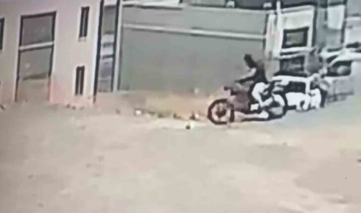 Motosikleti Kendi Malı Gibi Çalıp Gitti!