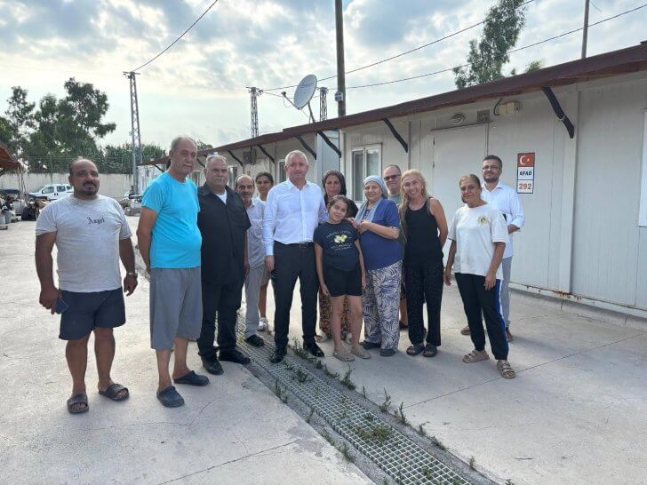 Kaymakamdan Konteyner Kentlerde Tahliye Bilgilendirmesi
