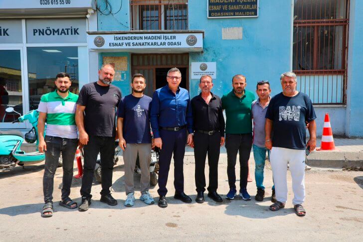 Başkan Dönmez’den Madeni İşler Esnaf ve Sanatkârlar Odasına Ziyaret