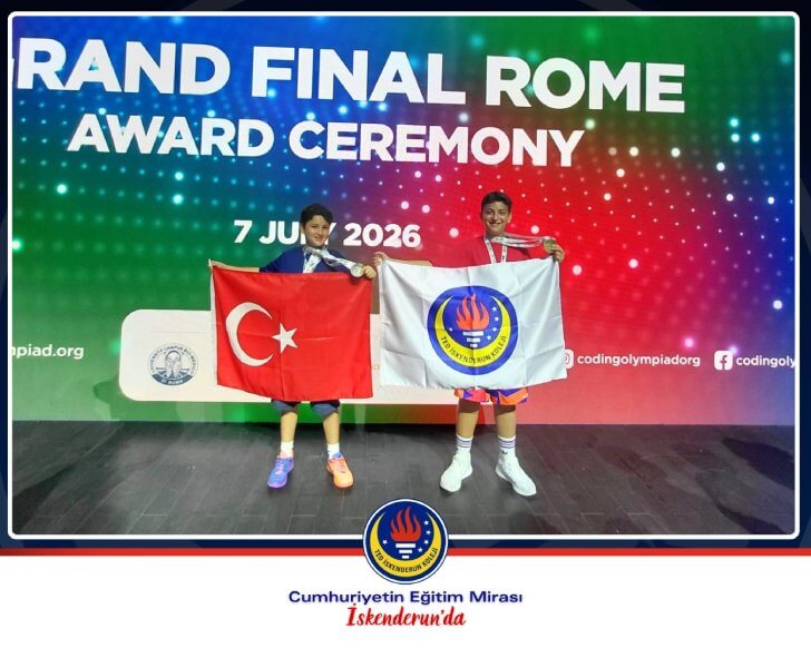 TED İskenderun Koleji Öğrencilerinden Roma’da Dünya Başarısı
