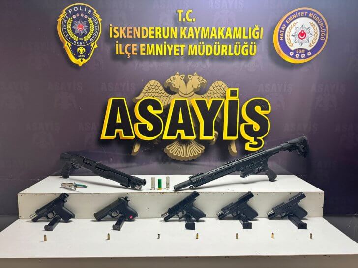 İskenderun’da Silahlı Olaylara Sıkı Darbe: 7 Şüpheli Tutuklandı