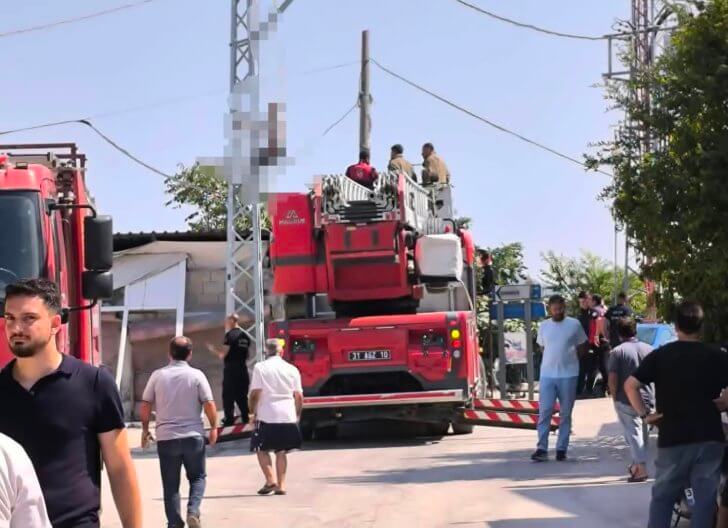 Defne’de Şüpheli Ölüm: Şahıs Direkte Asılı Halde Bulundu