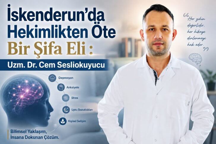 İskenderun’da Hekimlikten Öte Bir Şifa Eli: Uzm. Dr. Cem Sesliokuyucu