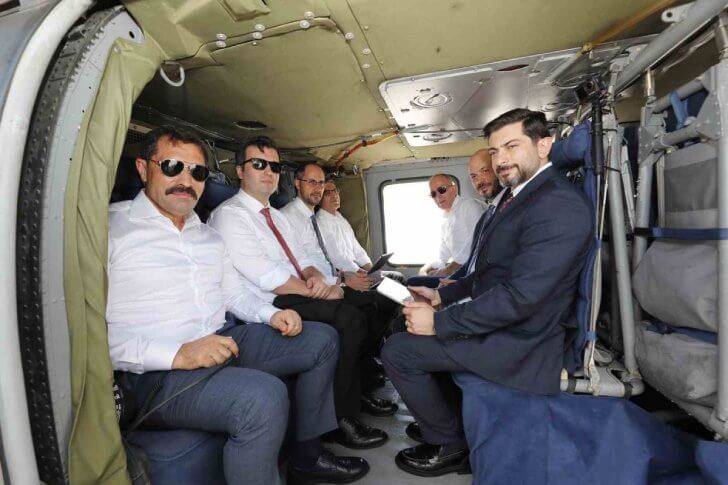Hatay’da Çalışmalar Havadan İncelendi
