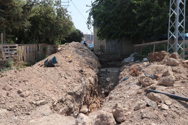 Hatay’da Altyapı Kazısında Antik Mozaik Bulundu
