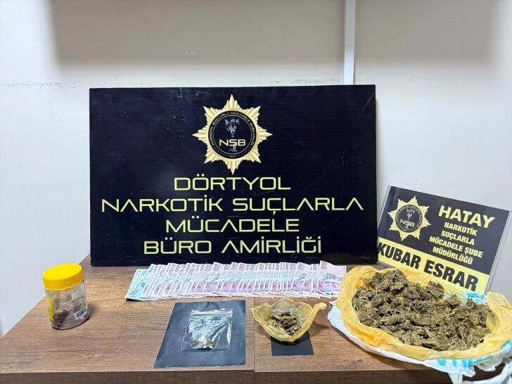 Hatay’da Uyuşturucu Operasyonu